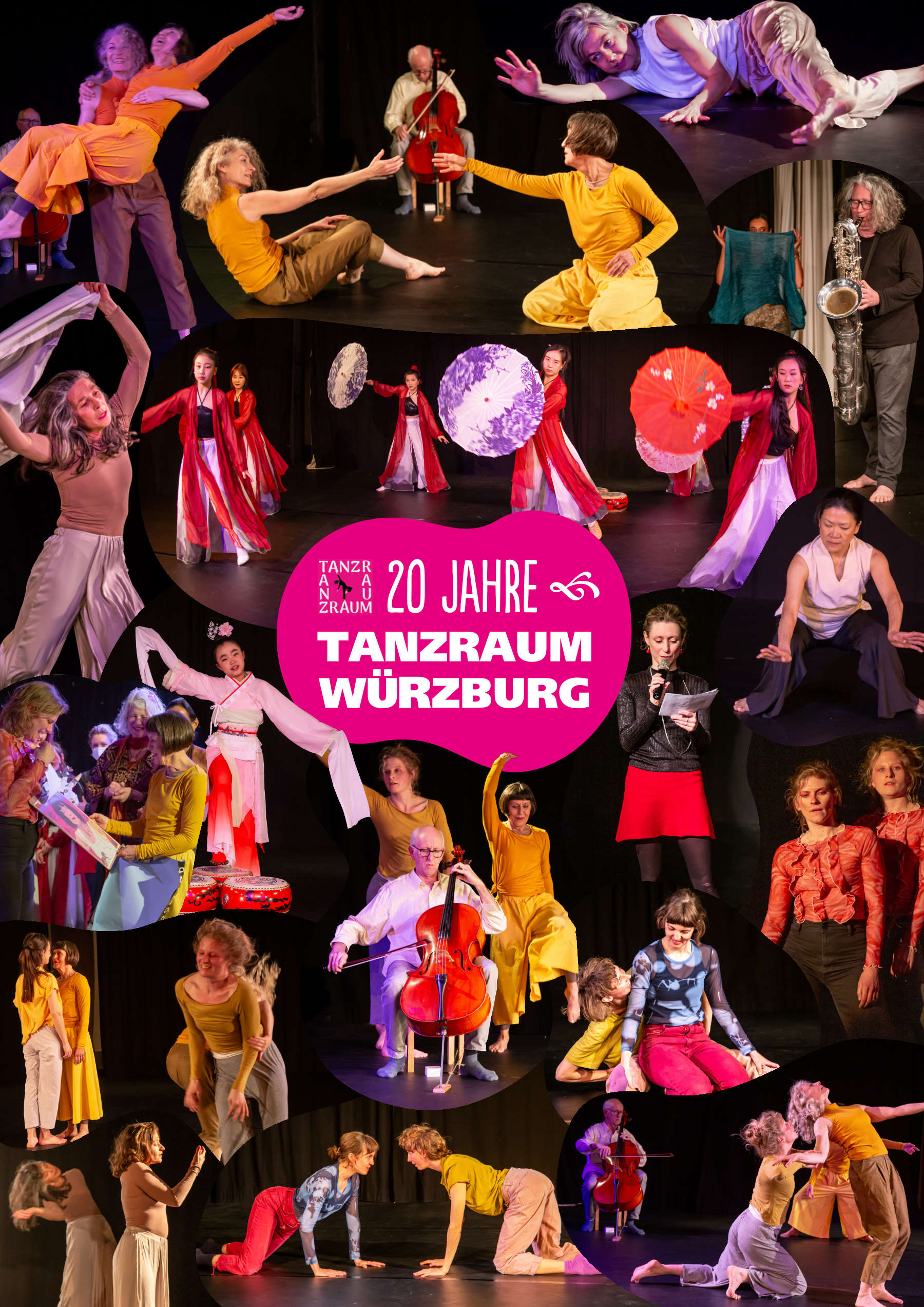 Flyer 20 Jahre TANZRAUM Würzburg Flyer 20 Jahre TANZRAUM Würzburg